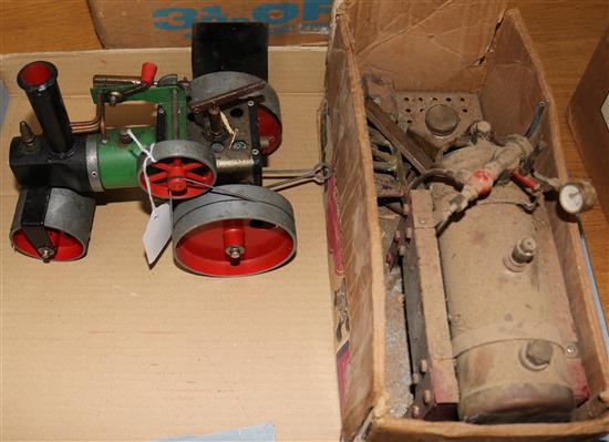 A quantity of steam engines etc
